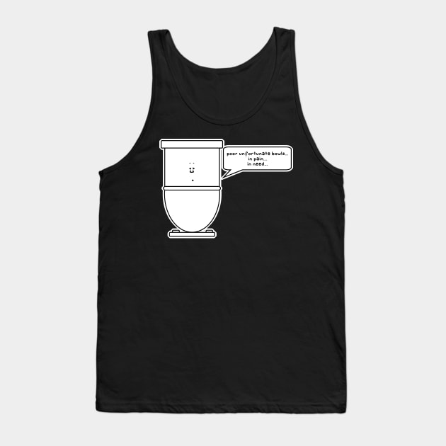 Toilet singing Tank Top by paintbydumbers